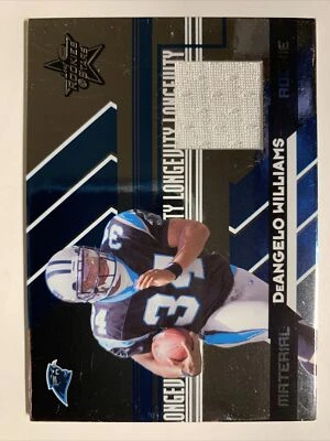 2006 Rookies and Stars Longevity DeAngelo Williams Jersey 61/100 Panthers Rookie - Image 1 of 2