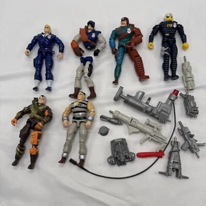 Vintage Cops N Crooks C.O.P.S. Action Figure Lot Hasbro 1988 Weapons Accessories - Picture 1 of 21