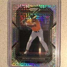 2023 PANINI PRIZM RICKEY HENDERSON MOJO /25