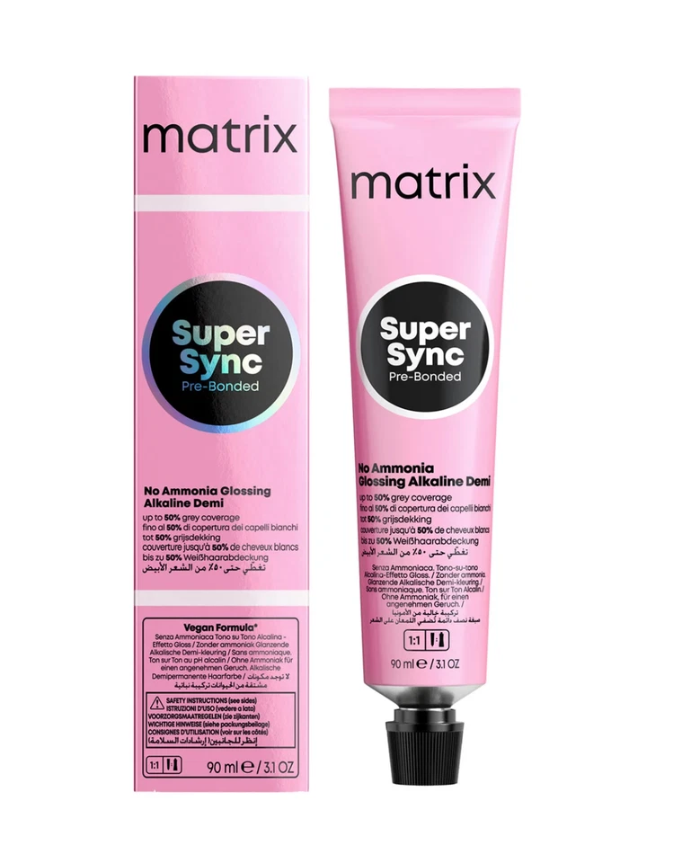 Matrix Super Sync Demi-Permanent Hair Dye - 90ml | CHOOSE YOUR COLOUR - Bild 1 von 1