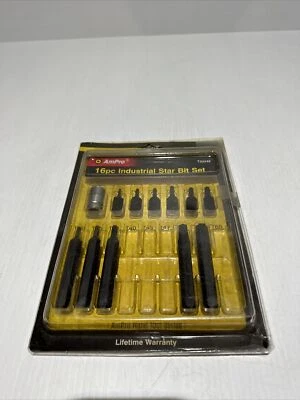 Juego de brocas estrella industriales Ampro 12 piezas en embalaje original T33242 Foto 1 de 4