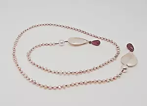 FRESHWATER PEARL LARIAT NECKLACE (WO-0288) - Picture 1 of 7