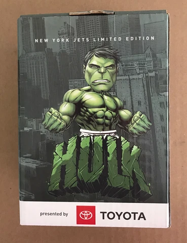 2018 New York Jets Incredible HULK Marvel Bobblehead SGA NIB 10-21-18 Cover