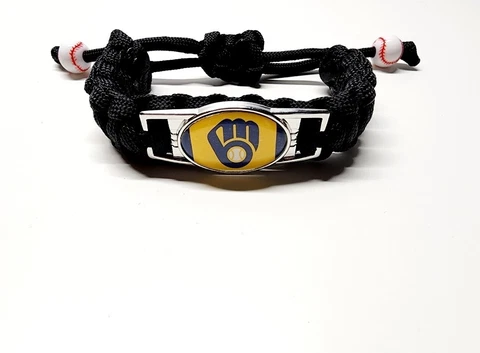 Milwaukee Brewers Adjustable Charm Bracelet Fan Apparel & Souvenirs Baseball MLB Cover