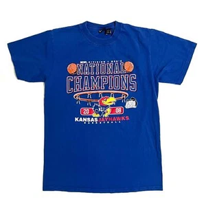 Kansas Jayhawks Basketball 2008 NCAA National Champions Shirt - M - Bild 1 von 3