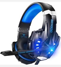 BENGOO G9000 Stereo Gaming Headset for PS4 PC Xbox, Headphones with Mic, LED