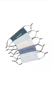 Athleta Adult Pleated Face Mask Everyday 5 NEW MULTI COLOR Holiday Peace Kind - Picture 1 of 6