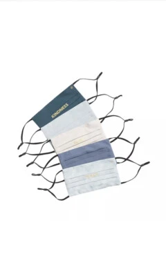 Athleta Adult Pleated Face Mask Everyday 5 NEW MULTI COLOR Holiday Peace Kind - Image 1 of 4