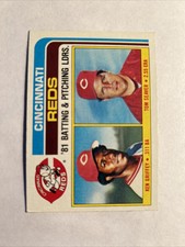 TOM SEAVER / KEN GRIFFEY 1982 TOPPS CINCINNATI REDS CHECKLIST CARD #756