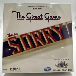 Parker Brothers Sorry! Classic Edition Board Game New Sealed - Picture 1 of 3