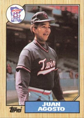 1987 Topps Baseball Juan Agosto Minnesota Twins #277 - Image 1 of 2