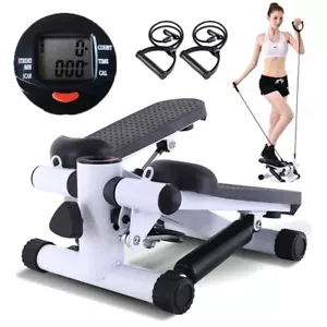 Mini Stepper Exercise Machine with Resistance Bands and LCD Monitor-Home Fitness - Picture 1 of 12