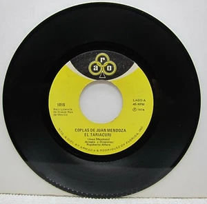 Juan Mendoza - Mi Tierra Caliente & El Tariacuri - ARO 45 RPM 1974 - Picture 1 of 4
