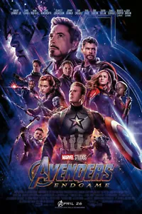 AVENGERS ENDGAME MOVIE CINEMA PRINT PREMIUM POSTER - Picture 1 of 3