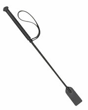 Zilco Horse Riding Whip Crop Pony Club With Security Wrist Loop Black 60cm