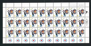 ISRAEL Ba # 1245 SPORT DEFINITIVE NO PHOSPHOR FULL SHEET OF 30 STAMPS - 24/12/96 - Picture 1 of 1