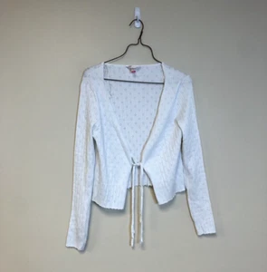 No Boundaries Pullover Women's Sweater Size XL Rayon Blend White Casual Top - Picture 1 of 17