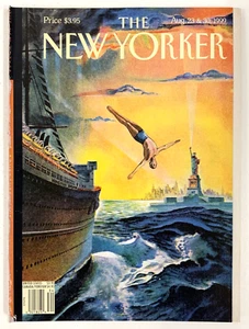 The New Yorker Magazine August 23 & 30, 1999 Cover Winston Smith 'America, Am... - Picture 1 of 3