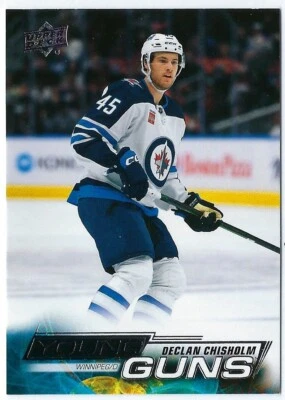 2022/23 Upper Deck Young Guns card# 486 of Declan Chisholm - Image 1 of 2