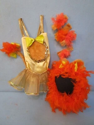 LION COSTUME halloween CHILD SZ 4/5 small sc girl animal CUSTOM MADE (#5,6) - Image 1 of 4