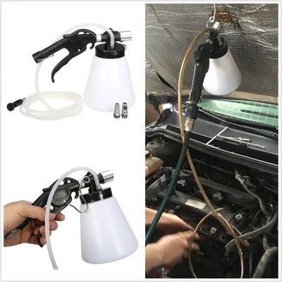 Capacity Tank 1L Car Van SUV Brake Bleeder Bleeding Fluid Change Kit 90-120 Psi - Image 1 of 4