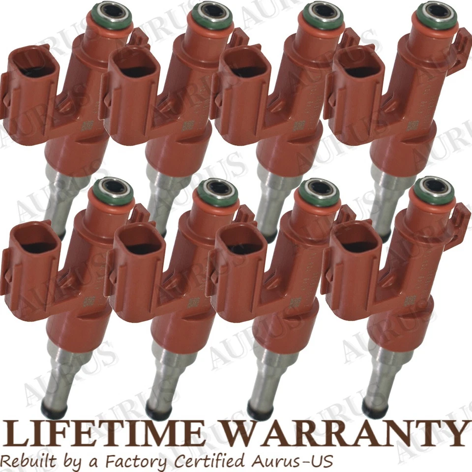 Injetor de combustível x8 OEM DENSO para 2007-2009 Lexus GS460 LS460 LS600 23250-38020 4.6 - Imagem 1 de 4