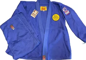 Fuji Jiu Jitsu Gracie Erwachsene A3 blau Jacke Victory Fuji Kimonos Neu mit Etikett Hose Gr. 50 - Bild 1 von 10