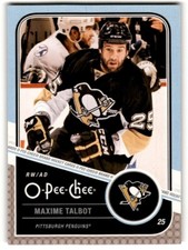 2011-12 O-Pee-Chee Playoff Beard Maxime Talbot #6 Pittsburgh Penguins