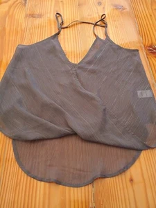 Womens Astr gray sleeveless tank top sz s 100% polyester - Picture 1 of 6