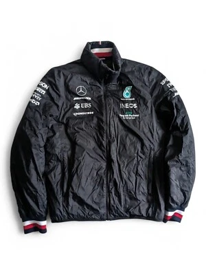 Mercedes F1 - Team Issue Padded Jacket Tommy Hilfiger - Small - Image 1 of 4