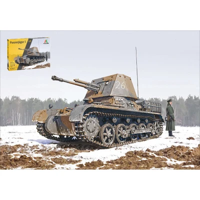 PANZERJAGER I KIT 1:35 Italeri Kit Mezzi Militari Modellino Nuovo - Immagine 1 di 3