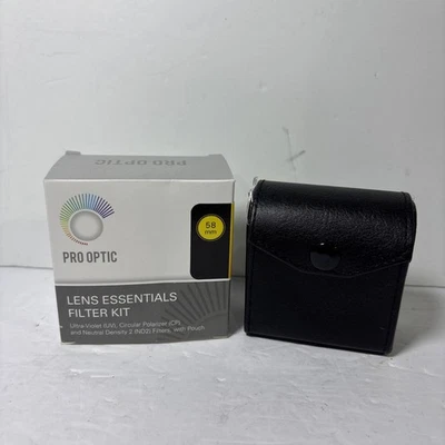 ProOptic 58mm Digital Essentials Filter Kit, with Ultra Violet (UV), Circular Po - Image 1 of 4