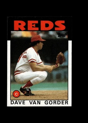 Dave Van Gorder - 1986 Topps Baseball #143 - Cincinnati Reds + FAST FREE Ship - Image 1 of 2