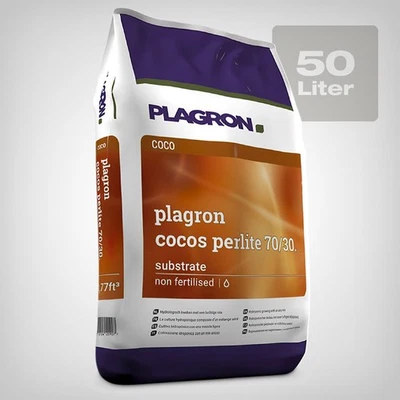 Plagron Cocos Perlite 70/30 50L Substrat - RHP, pH-stabil, Hydroponik Grow
