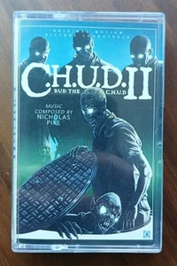 C.H.U.D 2 Bud the CHUD 2023 Audio Cassette USED OST Terror Vision CLEAR Tape - Picture 1 of 4