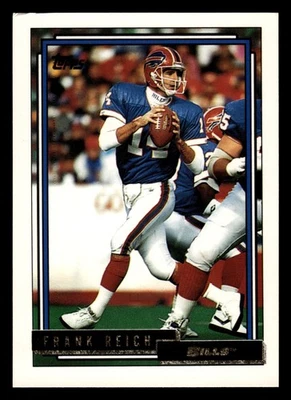 1992 Topps GOLD Frank Reich #524 Buffalo Bills HIGH GRADE - Image 1 of 2