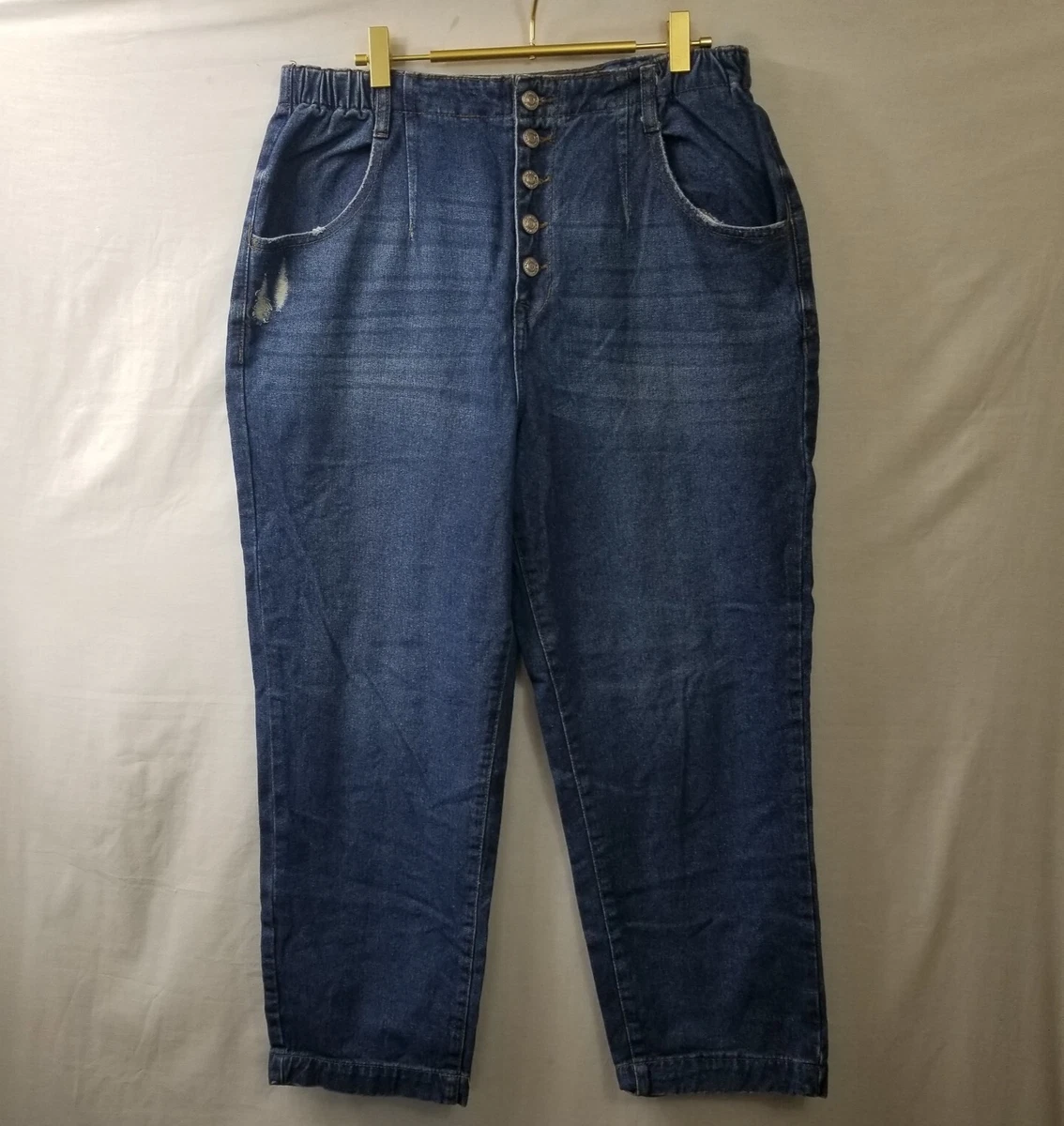Kensie Jeans For Women The Carla High-Rise Belted Wide Leg 32-inch Inseam
