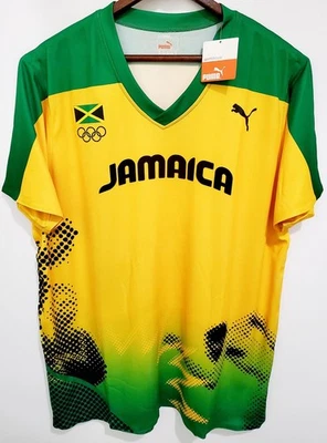Camiseta deportiva Puma Jamaica 2012 Juegos Olímpicos de Londres Usain Bolt atletismo XXL nueva Foto 1 de 4
