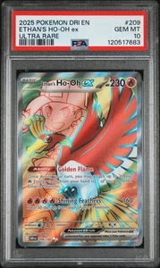 Pokémon TCG Ethan's Ho-Oh EX 209/182 Destined Rivals Ultra Rare PSA 10 - Picture 1 of 2