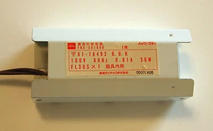 Used Ballast FL30Sx1 1x36W 100V, 60Hz 0.61A FBC-30168B Toshiba, KOMORI - Picture 1 of 3