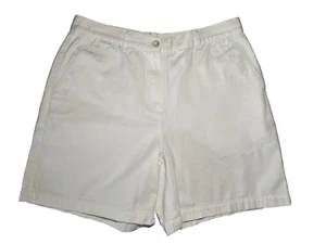 Lauren Ralph Lauren Women's High Rise Flat Front Chino Shorts - Size 10 - Picture 1 of 4