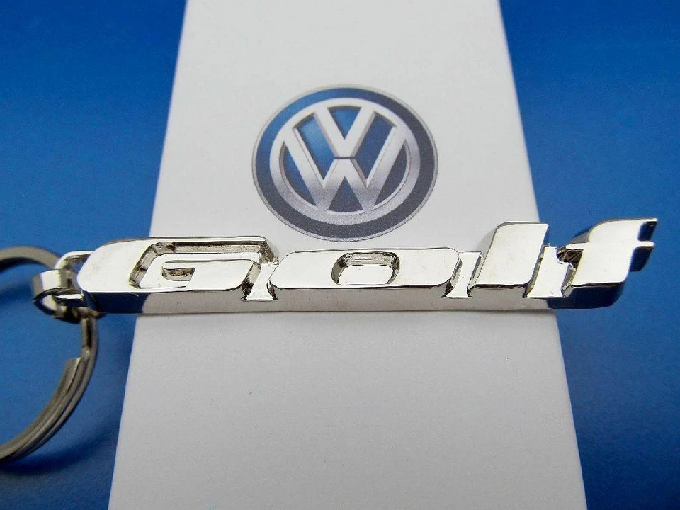 + VOLKSWAGEN VW GOLF Schlüsselanhänger, Schrift, RARITÄT