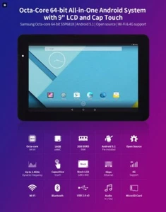 FRIENDLYELEC Octa-Core 64-bit All-in-One Android System with 9" LCD & Cap Touch - Picture 1 of 6