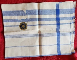 Vtg Swedish HELLINNE Svensk Tillverkning Linen Tea Towel Uncut Fabric 22"W x 28" - Picture 1 of 7