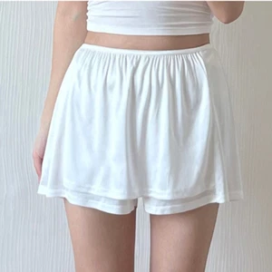 Sottoveste di sicurezza intimo pantaloncino donna raso finta seta culottes morbido - Foto 1 di 15