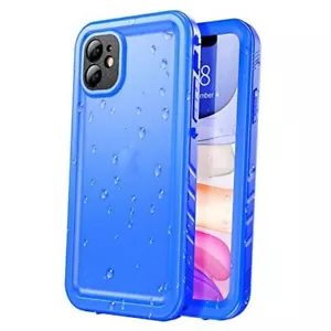Waterproof Case for iPhone 11, Full Body Heavy Duty Protection Full Blue - Picture 1 of 7