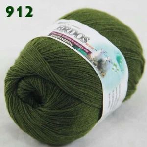 Sale 1ballx50g LACE Crochet Acrylic Wool Cashmere hand knitting Yarn Olive green - Picture 1 of 24