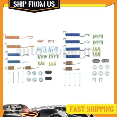 前后鼓制动器硬件套件 2 件 适用于别克 Riviera 6.6L 1963 - 1965 — 第 1/4 张图片