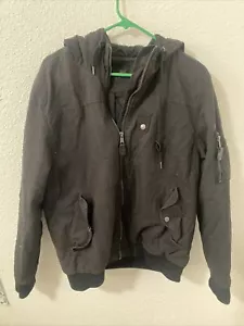 vtg utilitary cargo military style puffer jacket - Picture 1 of 2