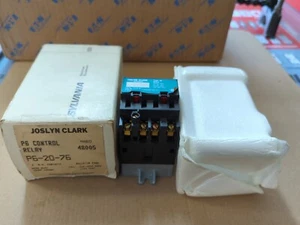 Joslyn Clark P6-20-76 Control Relay 120v Coi Missing Contactsl - Picture 1 of 7